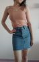 H&M Къса дънкова пола, снимка 3