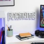 Нова Fortnite неонова LED лампа за стена 40см геймър знак декор синя, снимка 4