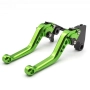 Ръчки за мотор, 17,7см, 2бр, За съединител и спирачка, зелени, снимка 1