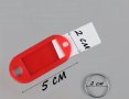 Ключодържатели с възможност за поставяне на етикет с надпис, различни цветове, снимка 3