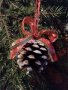 Коледна украса за елха- висулка шишарка, снимка 3