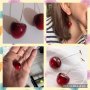 🍒Нови обеци черешки. Изключително атрактивни. Иде ти да ги изядеш 🙂 Като истински. 15 лв/ Еконт🍒 С т, снимка 7