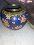 Красива стара колекционерска ваза Клоазоне cloisonne, снимка 1