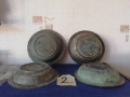 Бакърени чинии,, САХАНИ" 11 броя, автентичност, снимка 9