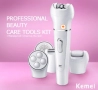 Епилатор Kemei 5 в 1, Бръснене, Масаж, Почистване и Ексфолиране, снимка 3