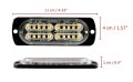 20 LED Аварийна Лампа За Пътна Помощ , Жълта Блиц Мигаща Светлина 12V 24V, снимка 2