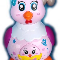 Детска занимателна играчка Кокошка с яйца, снимка 2 - Музикални играчки - 27157557