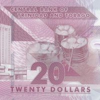 20 долара 2020, Тринидад и Тобаго, снимка 2 - Нумизматика и бонистика - 35337689