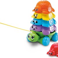 Leapfrog Nest & Count Turtle Образователна игра с цветни костенурки за малки деца , снимка 1 - Образователни игри - 43930383