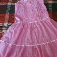 Детска лятна рокличка с презрамки,розова., снимка 4 - Детски рокли и поли - 37020072
