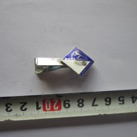 Уникална шипка игла за вратовръзка сребро и емайл, снимка 1 - Други - 26687611