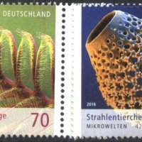 Чисти марки Микросветове Фауна 2016 от Германия, снимка 1 - Филателия - 37333443