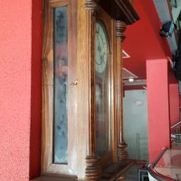 Стар немски стенен часовник - Junghans - Юнгханс - 1905г., снимка 2 - Антикварни и старинни предмети - 26411512