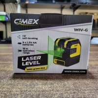 Нов Лазерен нивелир CIMEX 1H1V-G, снимка 2 - Други инструменти - 43985756