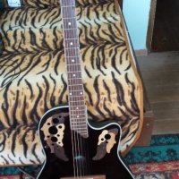 КИТАРА - Dimavery OV-500 el-acoustic guitar flamed black