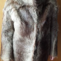 Палто от нутрия с шапка, снимка 1 - Палта, манта - 38277312