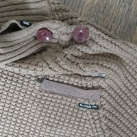 g-star slide cape knit wmn s/less - страхотно дамско пончо, снимка 5 - Жилетки - 26934150