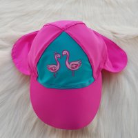 Плажна шапка със защита на вратлето 1-2 години, снимка 3 - Бебешки шапки - 40373735