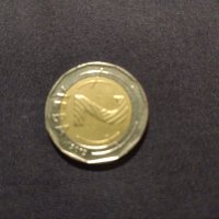 Завъртяна обърната монета , снимка 1 - Нумизматика и бонистика - 35076266