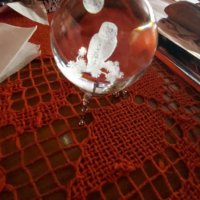 3D Прозрачен орнамент Бухал в кристална топка 60 мм + стойка орнамент, снимка 6 - Статуетки - 43147785