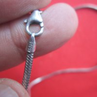 Уникална сребърна верижка верига ланец 925, снимка 2 - Колиета, медальони, синджири - 35101790