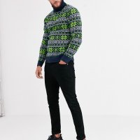 Native Youth коледен мъжки пуловер L, снимка 2 - Пуловери - 38423490