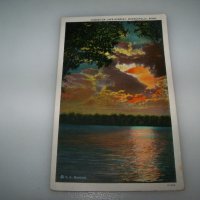 Стара пощенска картичка lake Harriet, Minneapolis, снимка 1 - Филателия - 43253986