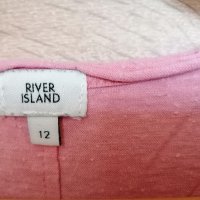 River Island  топ с камъчета, снимка 4 - Корсети, бюстиета, топове - 28637008