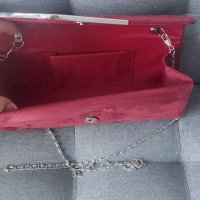 Дамска чанта бордо , снимка 2 - Чанти - 37860202