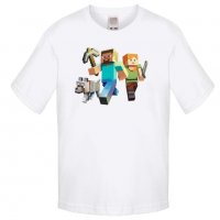 Детска тениска майнкрафт Minecraft 1, снимка 5 - Детски тениски и потници - 32697681