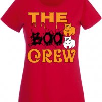 Дамска тениска The Boo Crew 2,Halloween,Хелоуин,Празник,Забавление,Изненада,Обичаи,, снимка 4 - Тениски - 38144218