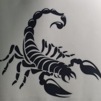 Стикери, лепенки Скорпион. Sticker Scorpion, снимка 3 - Аксесоари и консумативи - 38225904