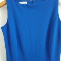 Женствена рокля в парижко синьо, снимка 3 - Рокли - 37749649