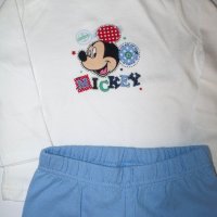 Нова Пижамка Disney/ Мики Маус 6-9 мс., снимка 7 - Бебешки пижами - 11709638