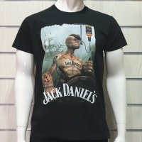 Нова мъжка тениска с дигитален печат Попай Моряка - Джак Даниелс , снимка 12 - Тениски - 28059804