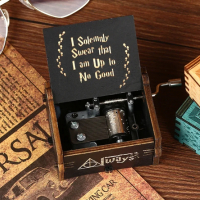 Дървена музикална кутия Хари Потър , Хогуортс Hary Potter Грифиндор, снимка 3 - Декорация за дома - 44843813