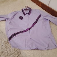Много красива лилава риза голям размер, снимка 3 - Ризи - 37119117