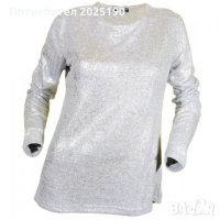 Дамска сребриста блуза Н&М, снимка 1 - Блузи с дълъг ръкав и пуловери - 27846151