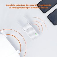 Безжичен удължител на WiFi покритие -Range Extender Wireless Tenda A9, N 300 Mbps, снимка 3 - Рутери - 40098433