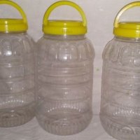 Буркани пластмасови, като нови пет литра., снимка 1 - Други - 37320978