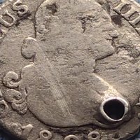 Сребърна монета 2 реала 1808г. Карлос четвърти Мадрид Испания 13629, снимка 5 - Нумизматика и бонистика - 42968431