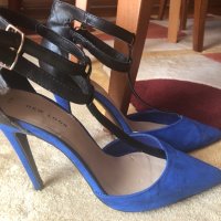 Дамски обувки New Look велур и кожа, снимка 10 - Дамски обувки на ток - 33268712
