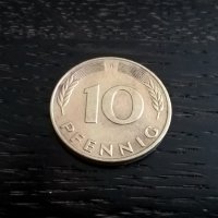 Монета - Германия - 10 пфенига | 1990г.; серия F, снимка 1 - Нумизматика и бонистика - 28617257