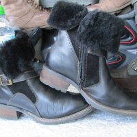 топли кафяви дамски боти, кубинки, ботуши,N- 38, Weather Rated Winter Snow Boots, естествена кожа +, снимка 10 - Дамски боти - 33415755