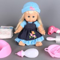 ✨Детска кукла пишкаща с памперс и гърне, снимка 1 - Кукли - 38868570