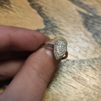 Сребърен пръстен (104), снимка 10 - Пръстени - 39723056