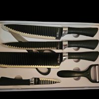Луксозен качествен комплект ножове с допълнителни аксесоари, белачка и ножица - ПРОМОЦИЯ!, снимка 9 - Прибори за хранене, готвене и сервиране - 42993161