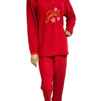 Дамска ватирана пижама, снимка 1 - Пижами - 43897593