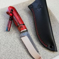 Ръчно изработен ловен нож от марка KD handmade knives ловни ножове, снимка 3 - Ножове - 39523881