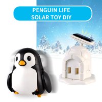 Иновативен детски конструктор със солрна батерия, движещ се пингвин, снимка 3 - Конструктори - 43745062